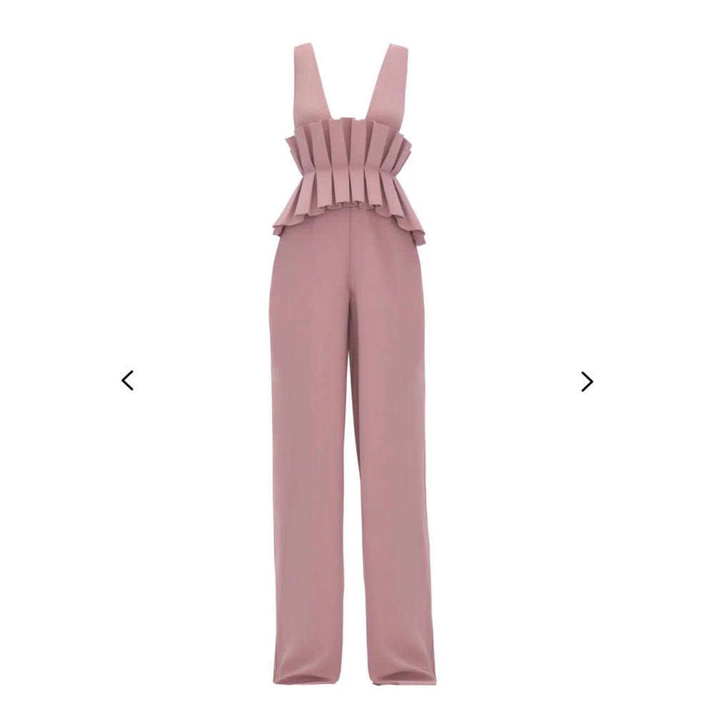 New Andrea Iyamah mauve Vera jumpsuit, sizes Small and Medium